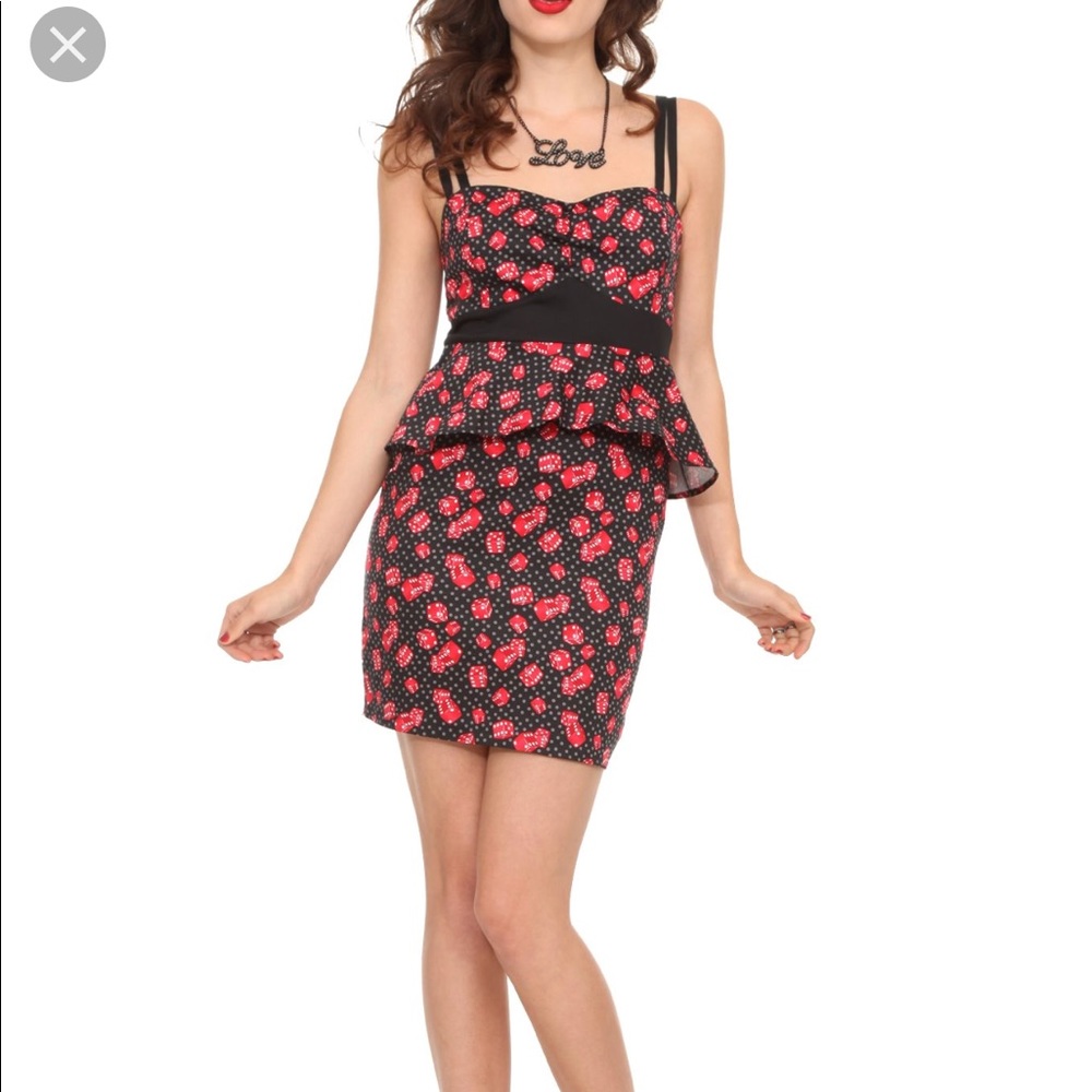 Hot Topic Vegas Dice dress